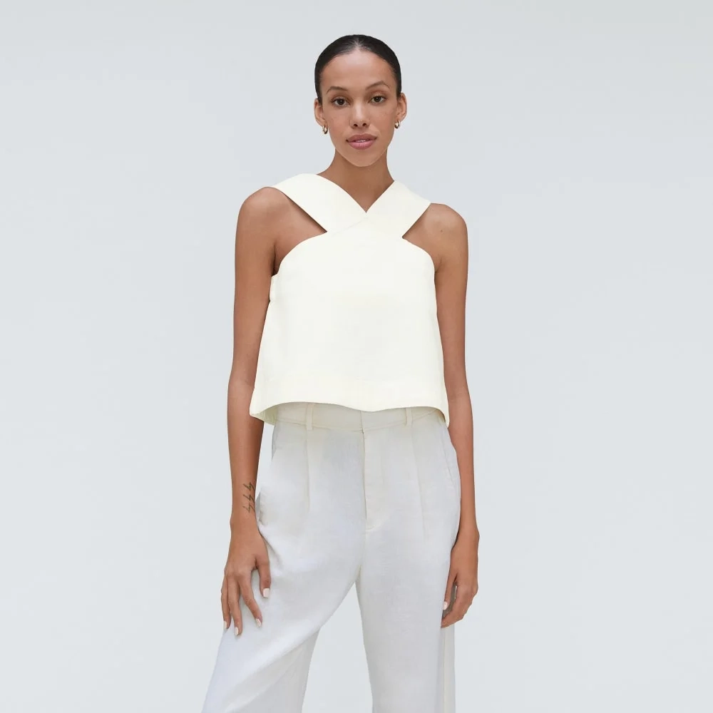The Cross-Front Apron Top | Canvas (5)