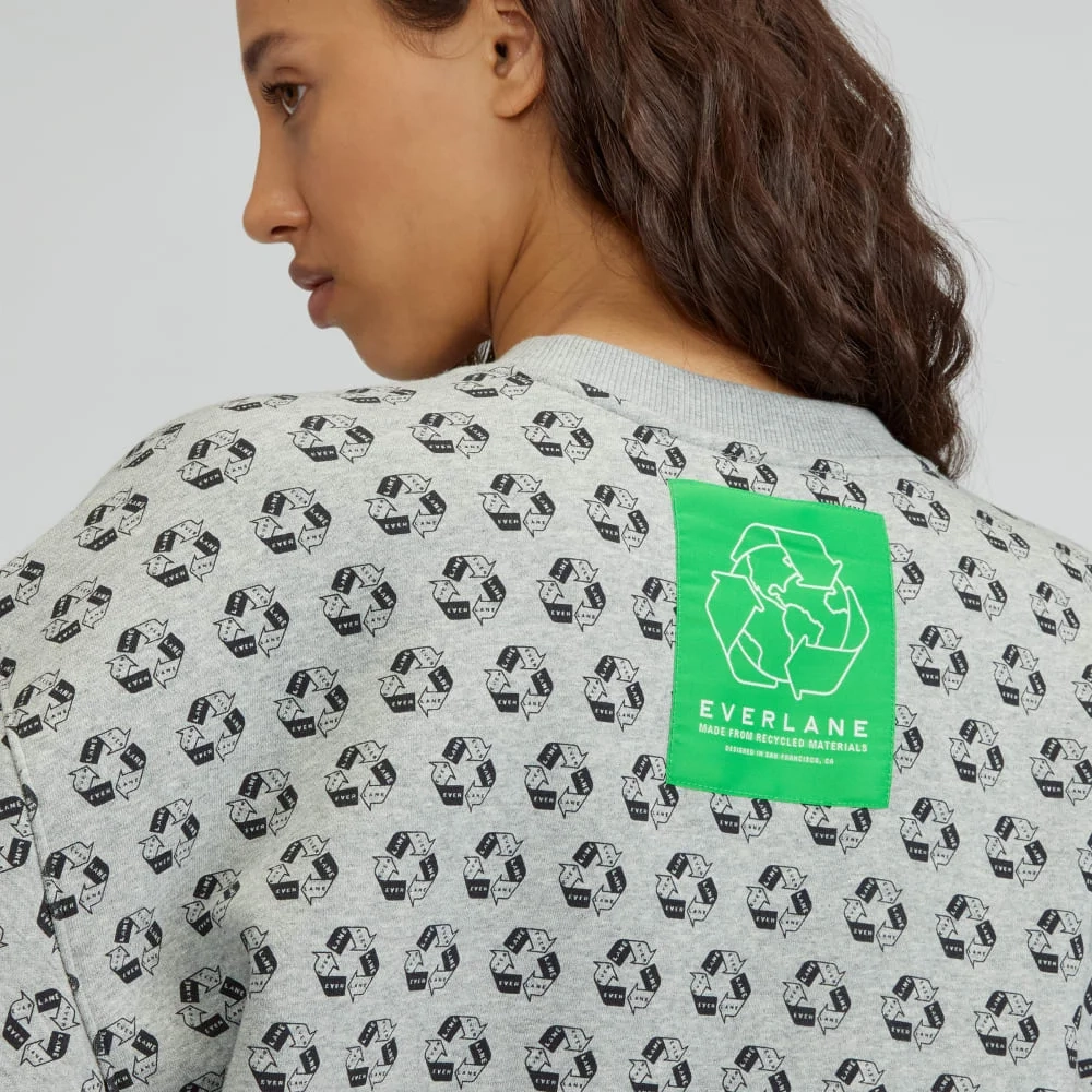 The ReTrack Oversized Crew | Earth Day Grey Multi (7)