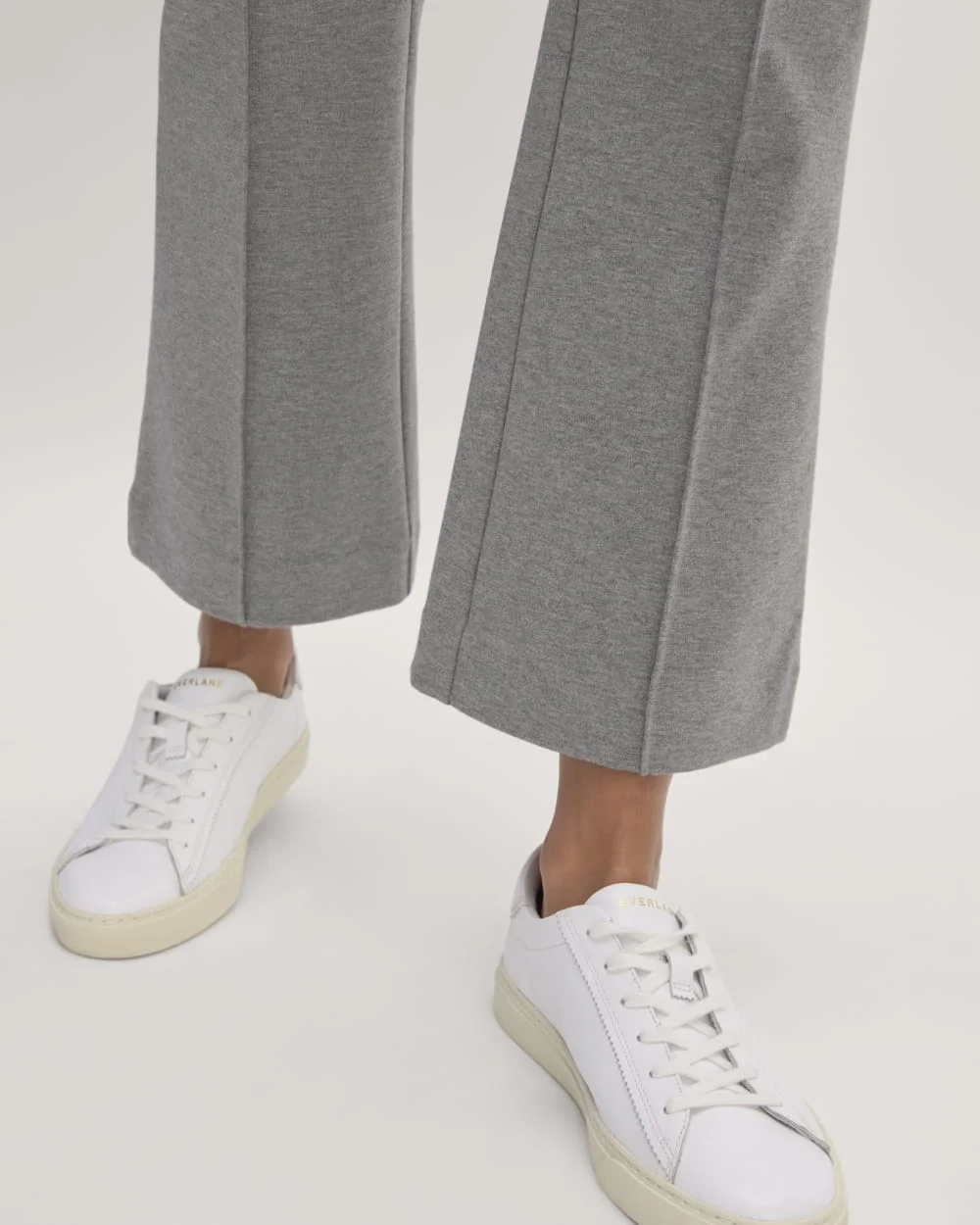 The Dream Kick Flare Pant | Mid Heather Grey (4)