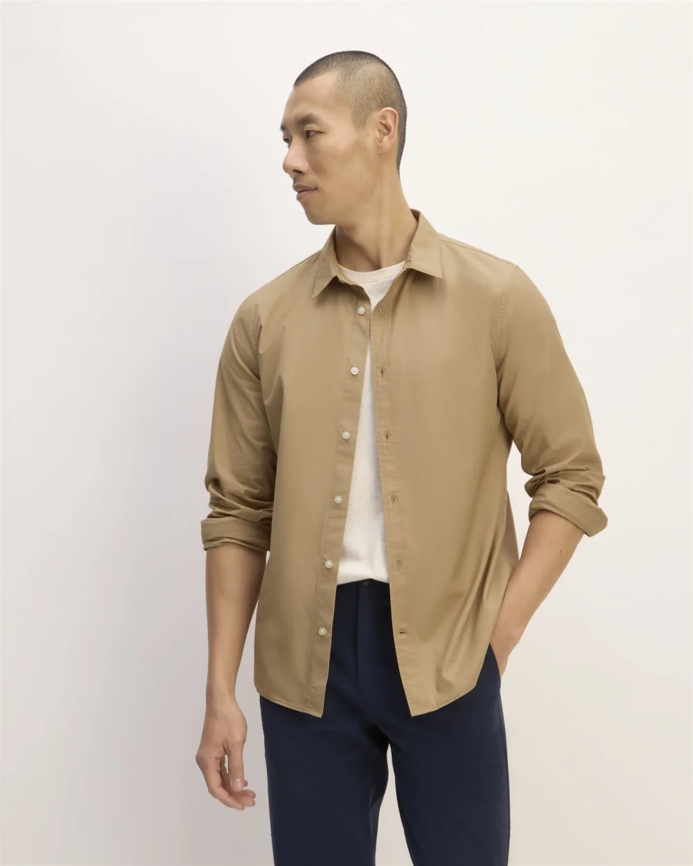 The Supima® Poplin Shirt | Tiger's Eye