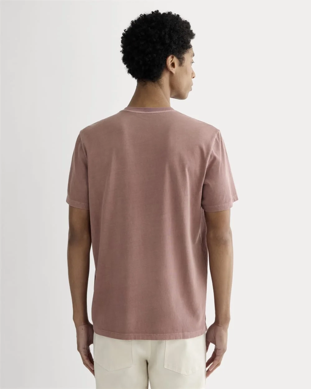 The Essential Organic Garment-Dyed Henley | Brown Garment Dye (5)