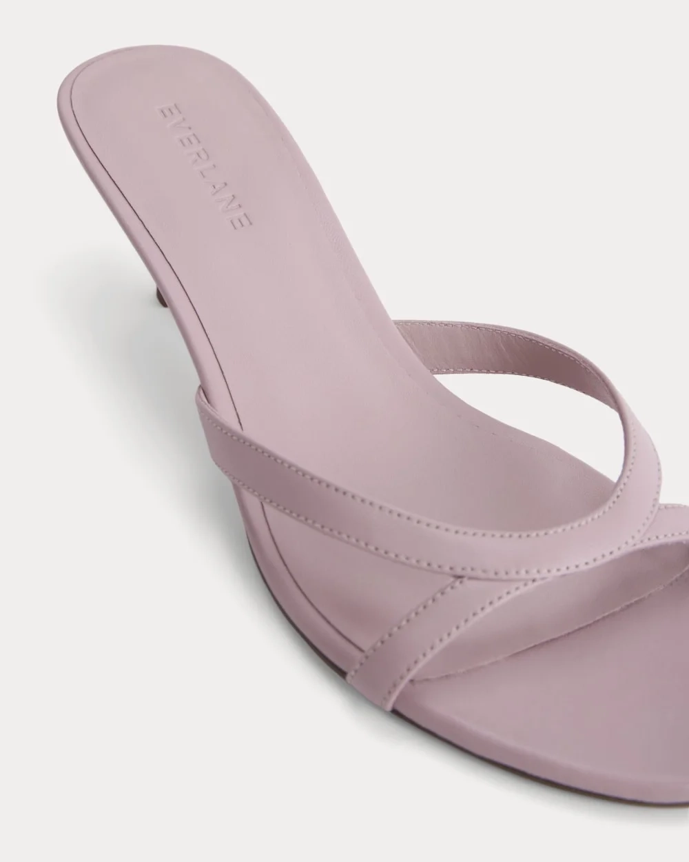 Sculpted Heel Sandal | Pale Mauve (4)