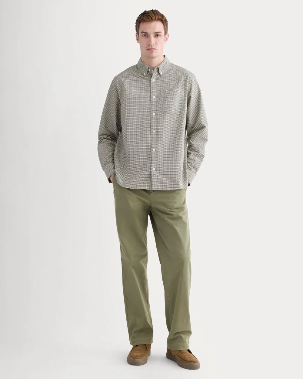 The Classic Oxford Shirt | Forest Night Gingham | Standard (4)