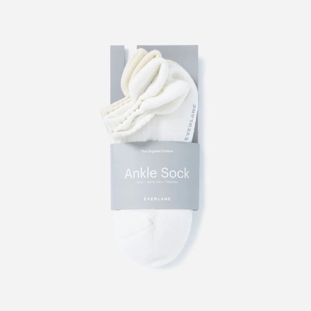 The Organic Cotton Ankle Sock 3-Pack | Neutral Multi (2)
