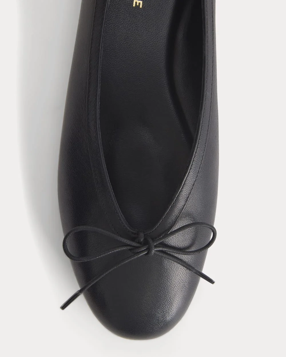 Made in Italy Ballet Flat | Black Leather (6)