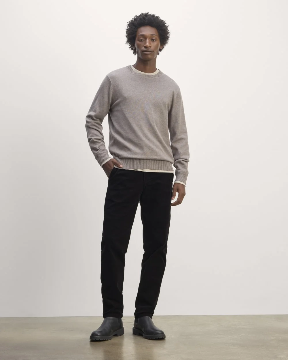 The Corduroy Trouser | Black