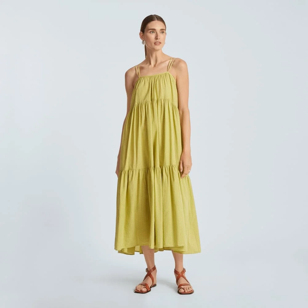 The Billow Tiered Maxi Dress | Pickled Pepper Plaid (4)
