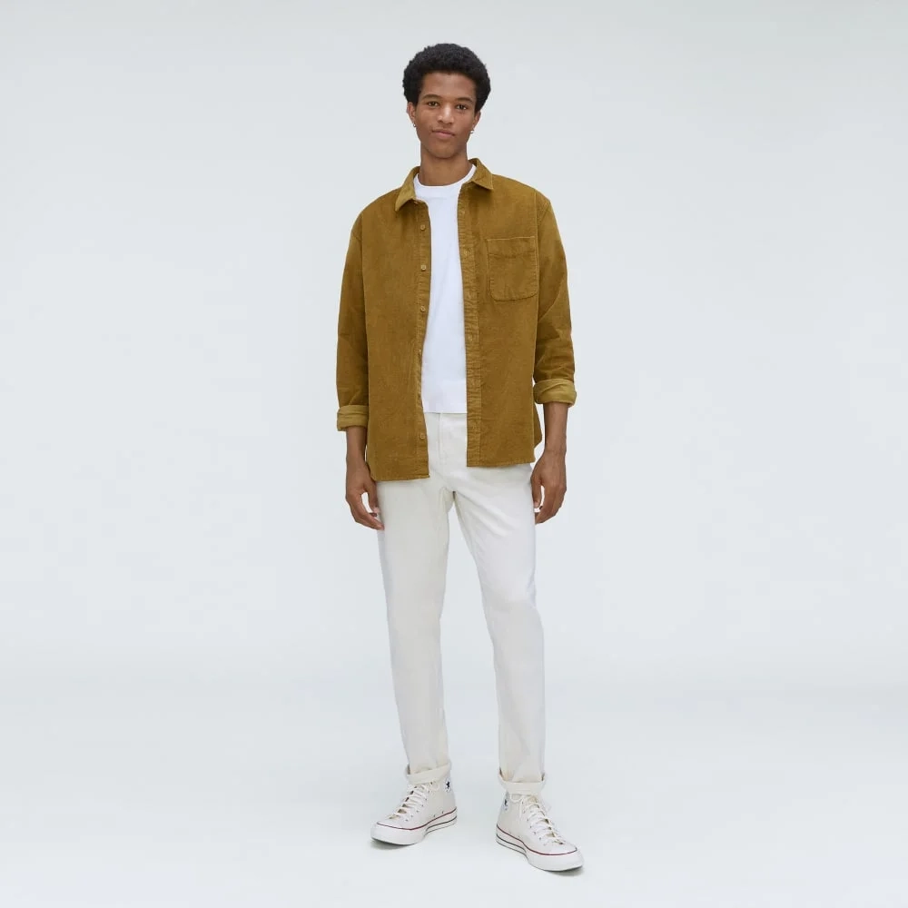 The Relaxed Corduroy Shirt  | Tapenade (5)