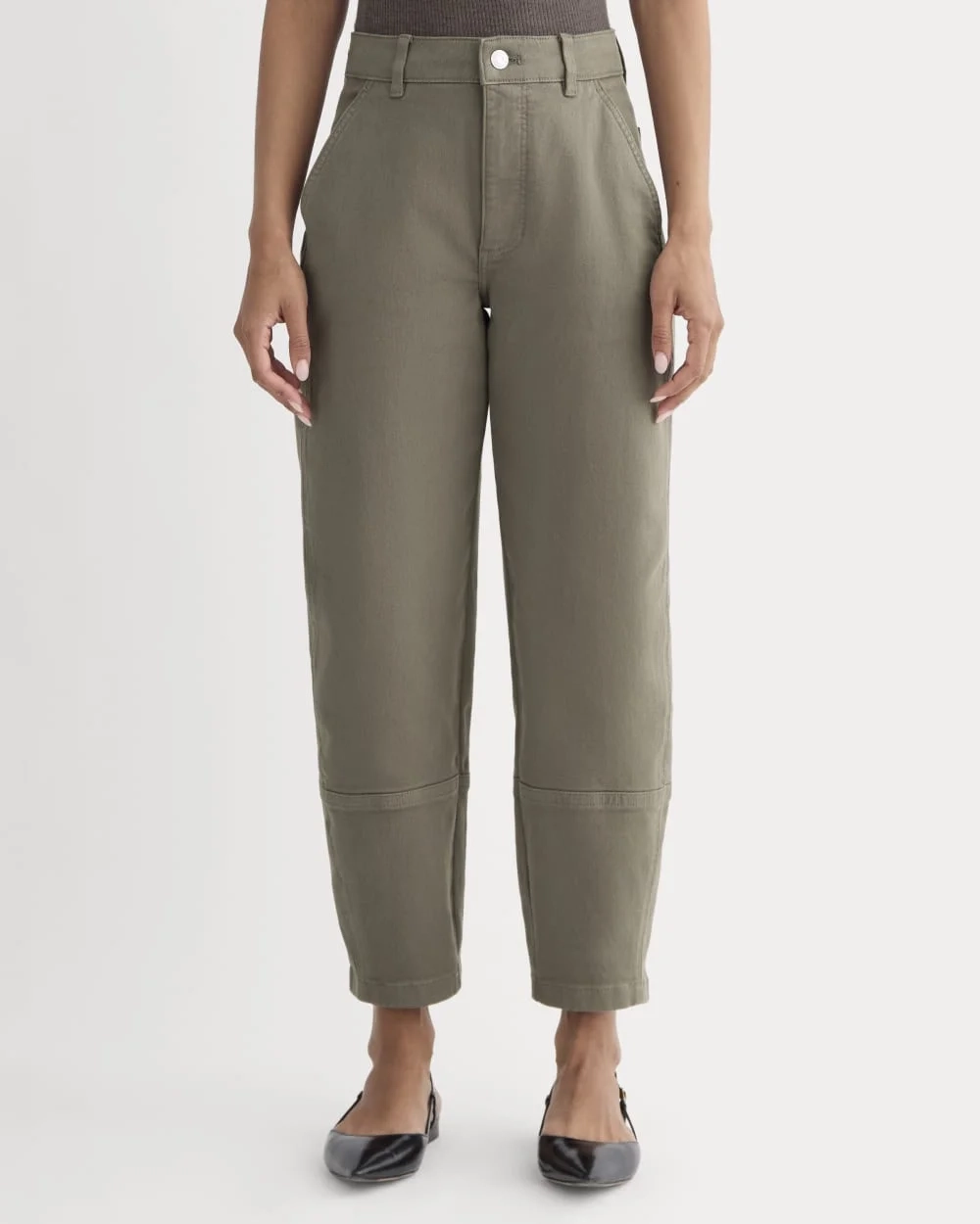 The Utility Barrel Pant | Taupe | Regular (4)