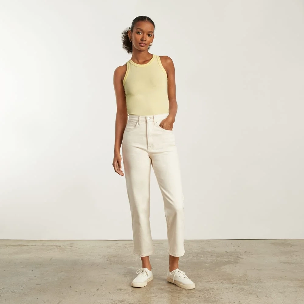 The Tank in Essential Cotton | Pastel Yellow (2)