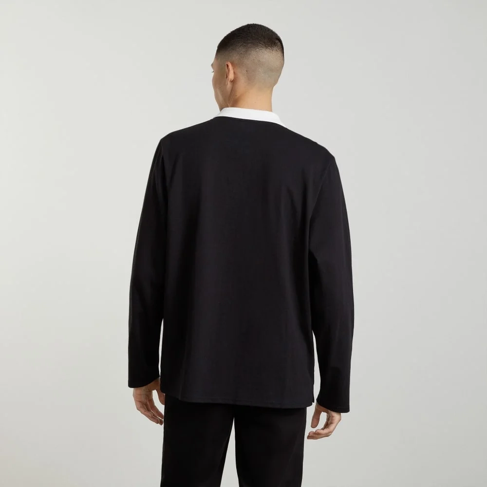 The Premium-Weight Rugby Shirt | Black (5)