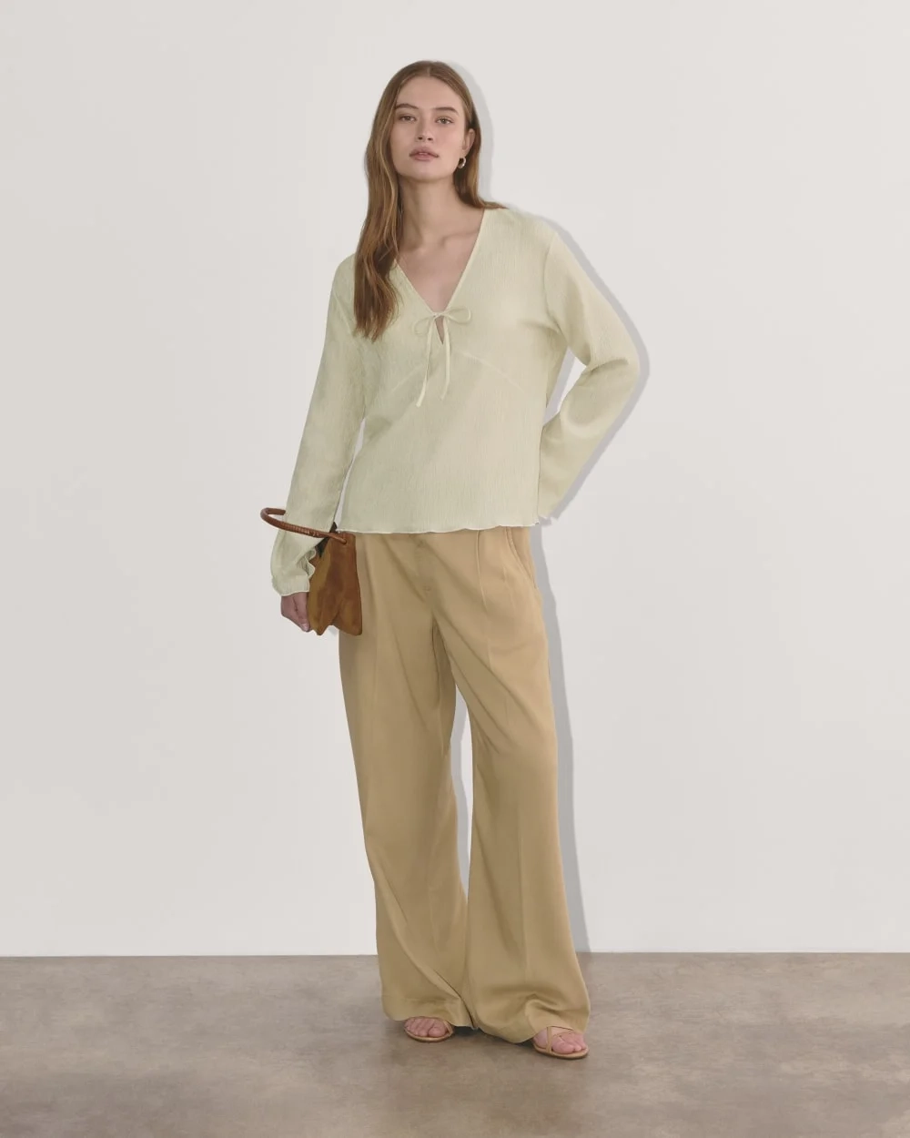 The Crinkle Long-Sleeve | Sandshell (6)