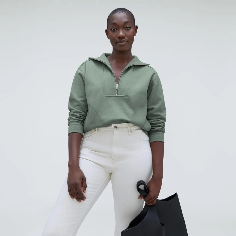 The Track Half-Zip | Lily Pad (5)