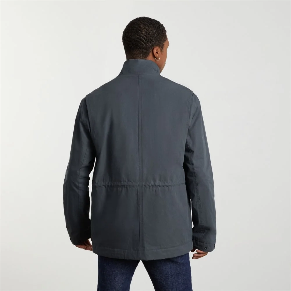 The Waxed Cotton Jacket | Slate (4)