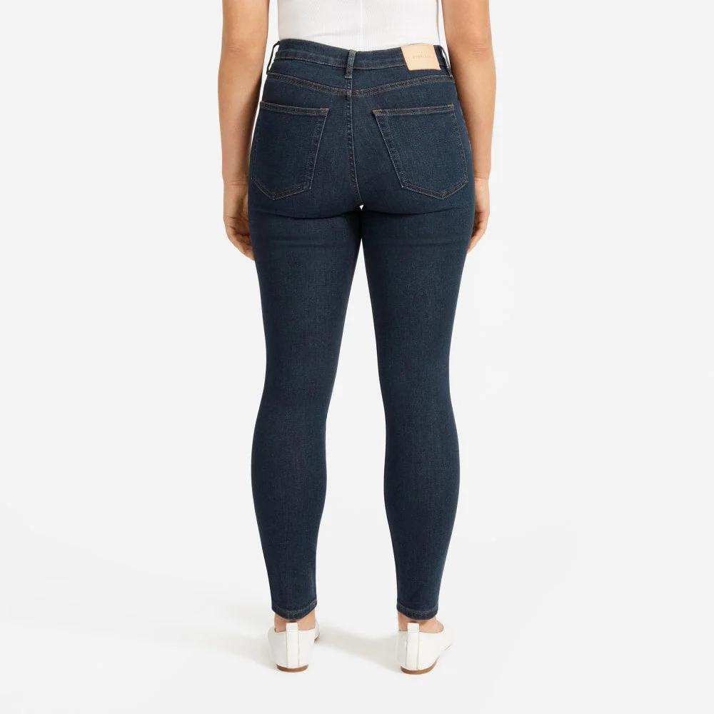 The Authentic Stretch High-Rise Skinny | Deep Indigo | 26.5" Inseam (7)