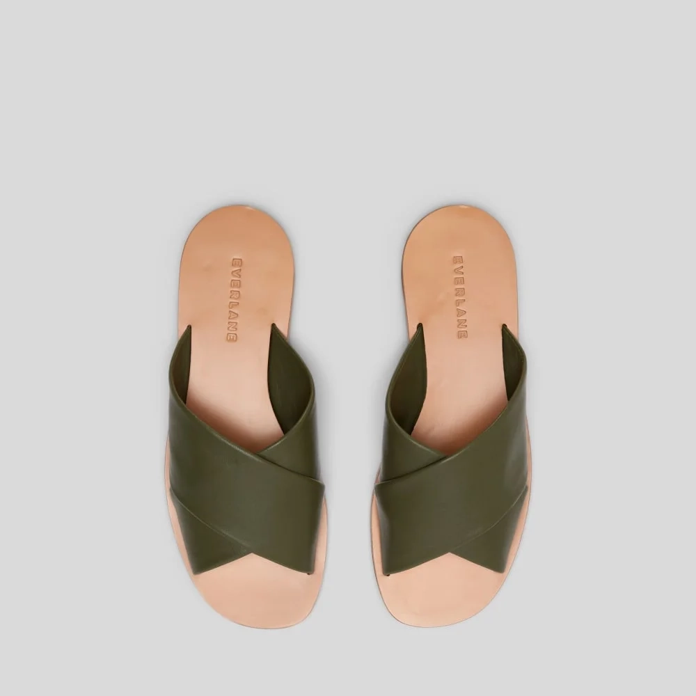 The Day Crossover Sandal |  Olive (6)