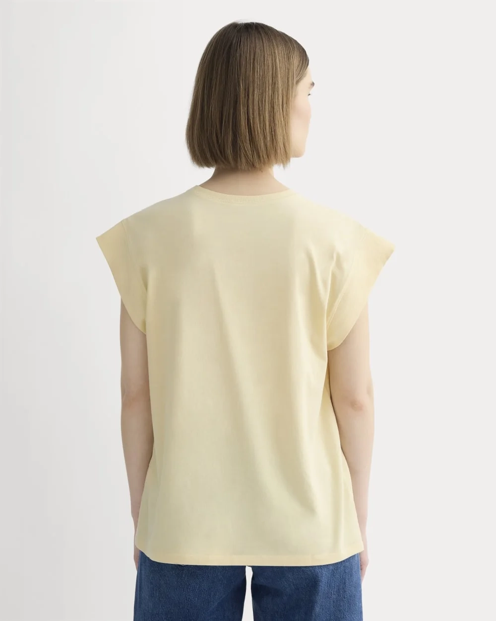 The Muscle Tee in Essential Cotton | Banana Crepe (5)