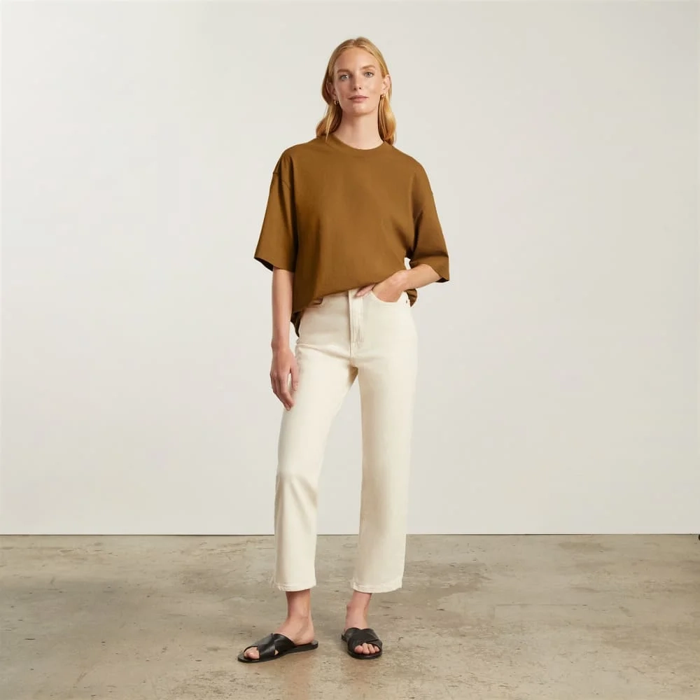 The Premium Weight Relaxed Tee | Tawny Brown (3)