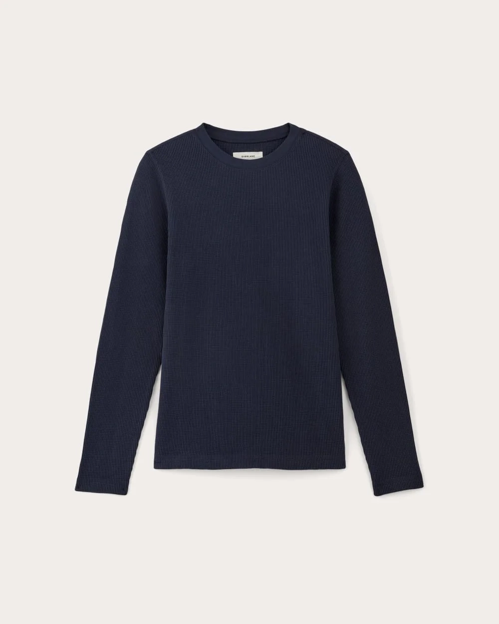 The Waffle Long-Sleeve Crew | Navy (2)