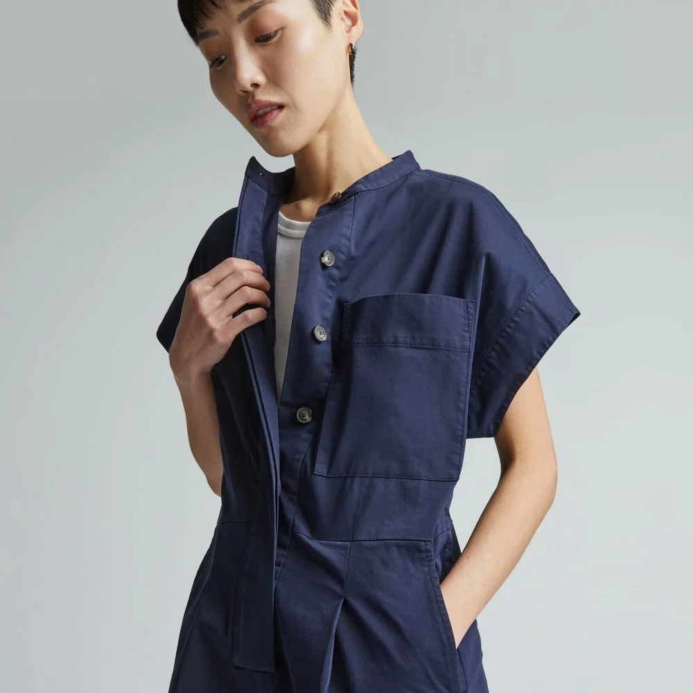 The Easy Workwear Jumpsuit | Navy (3)