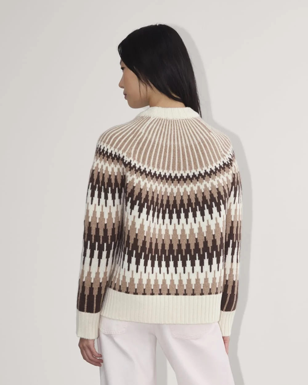The Fair Isle Crew | Bone / Brown Fair Isle (3)