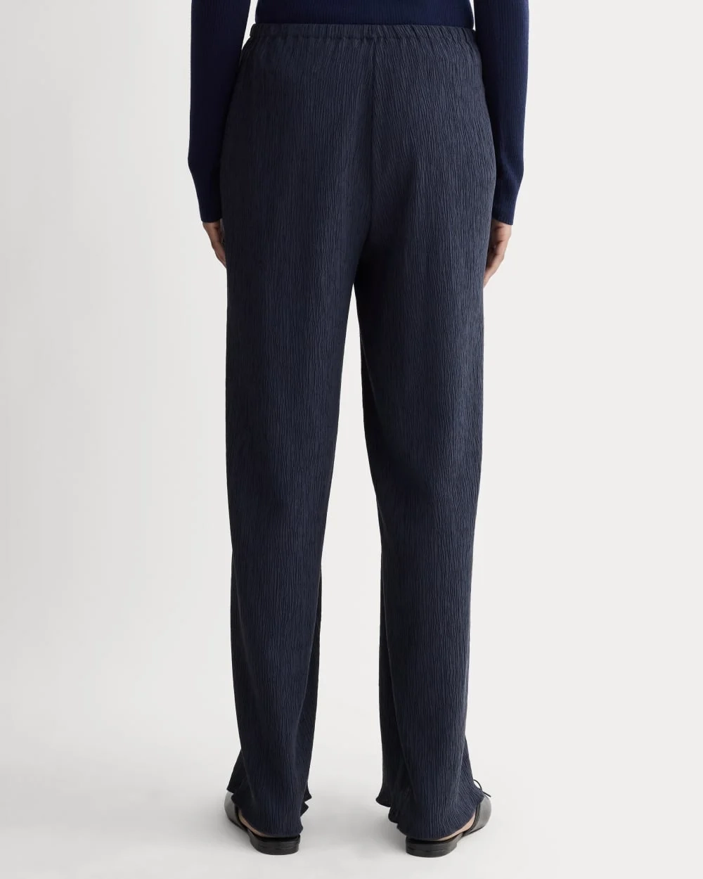 The Crinkle Pant | Navy (2)