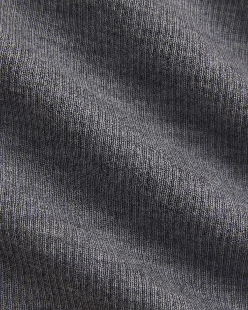 The Light Ribbed Cami in Ultrasoft Merino | Heather Mid Grey (2)
