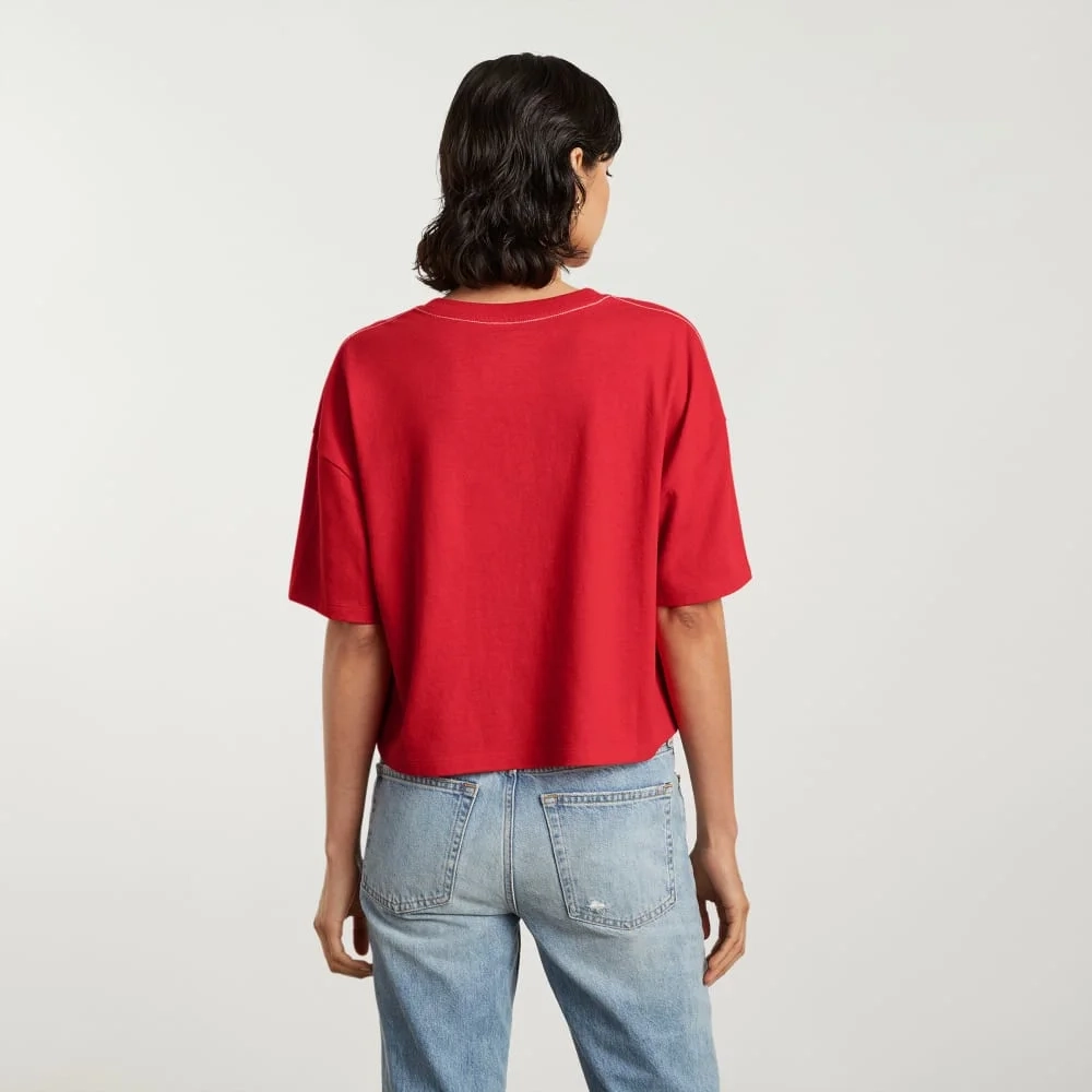 The Vintage Henley Hemp Tee | Goji Berry (5)