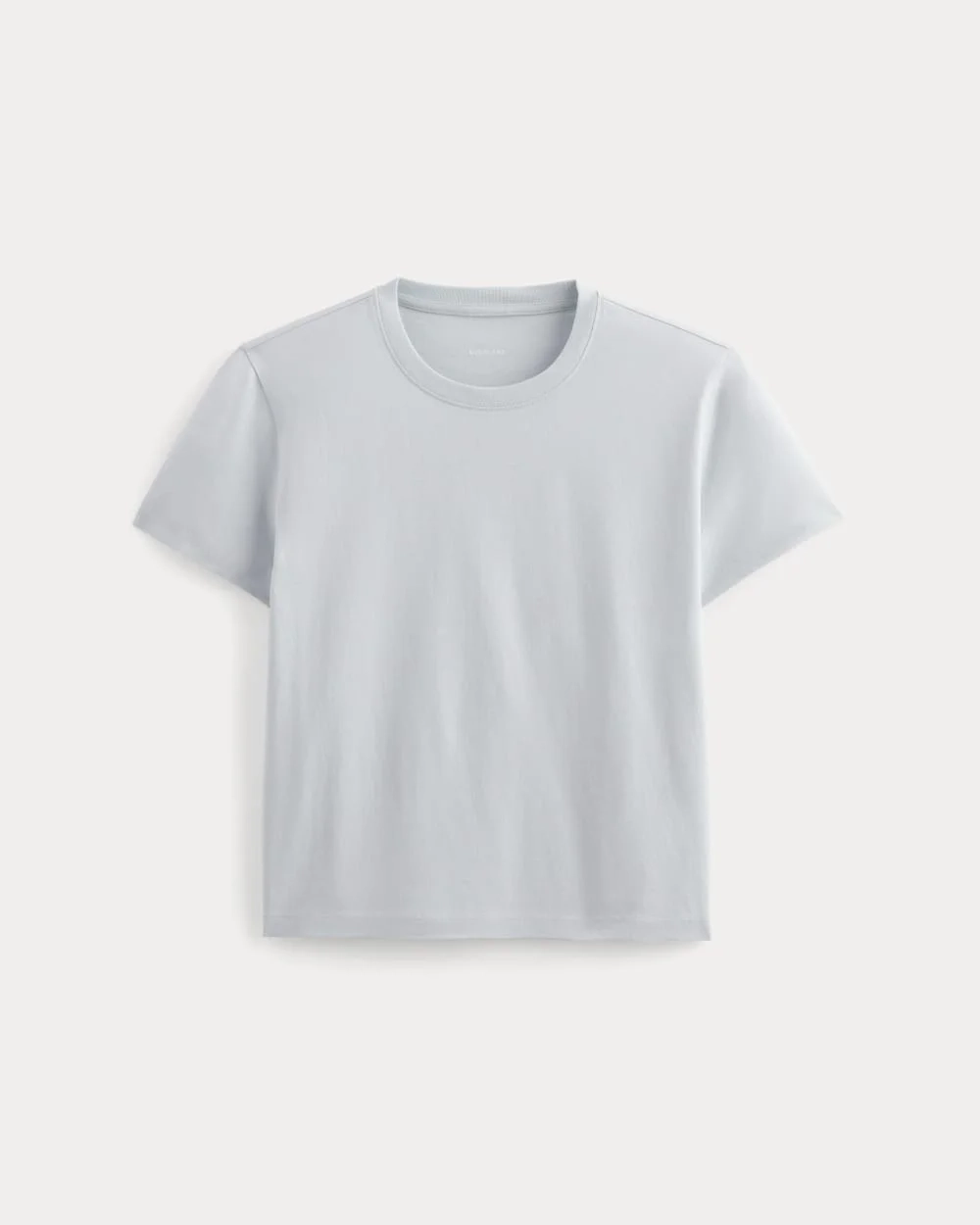 The Box-Cut Tee in Essential Cotton | Air Blue | No Pocket (5)