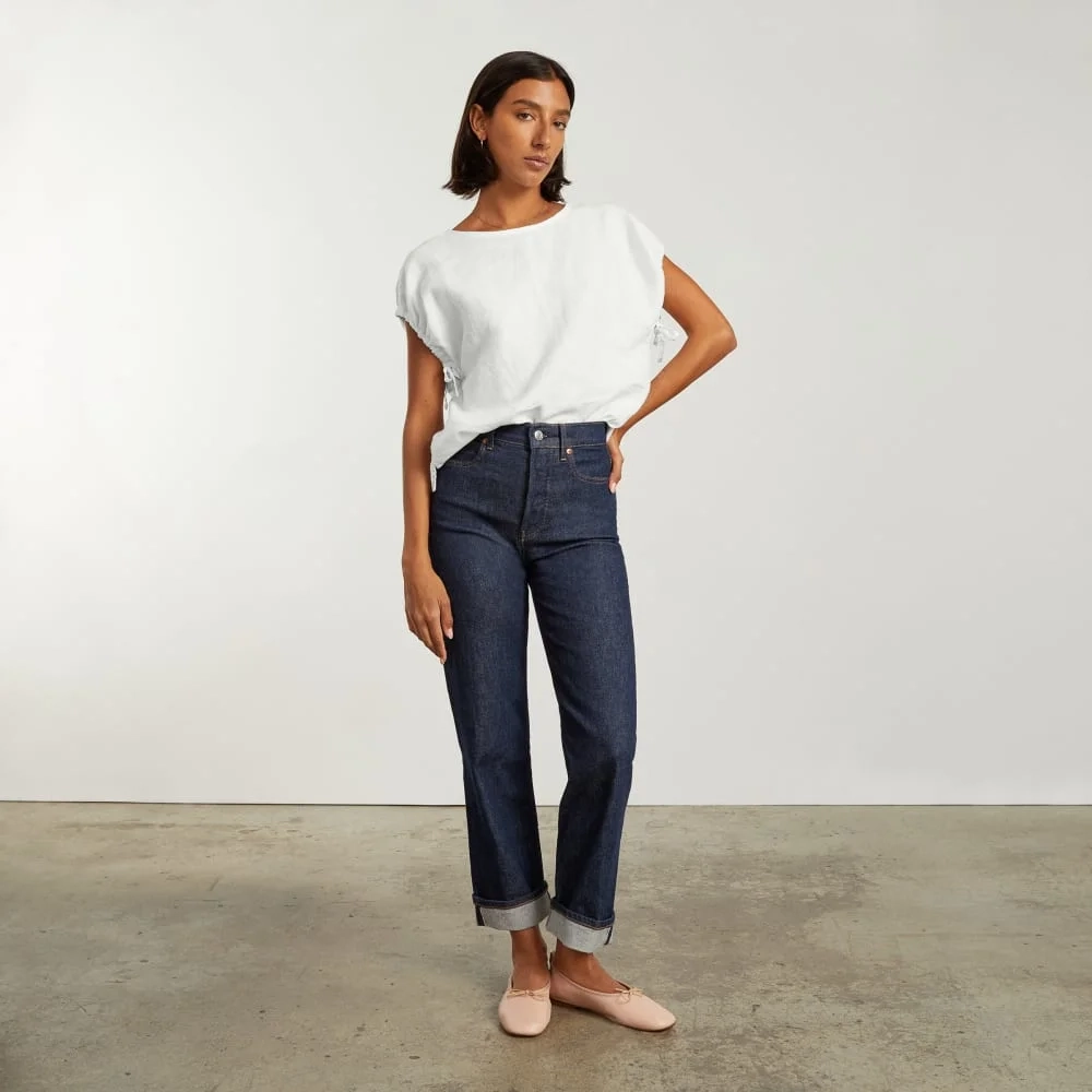 The Drawstring Tunic | White (4)