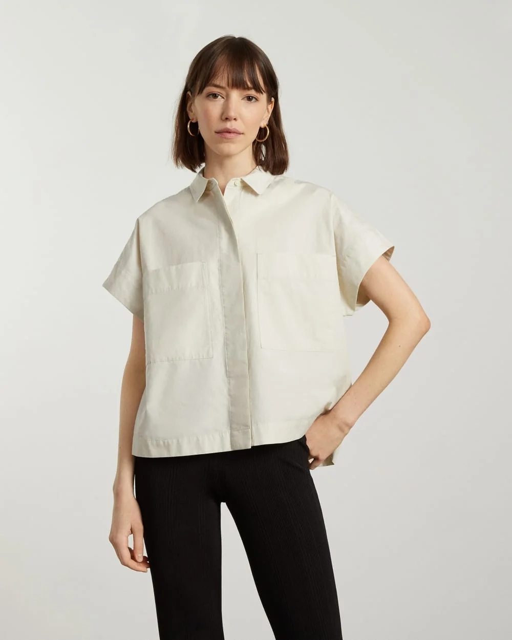 The Short-Sleeve Box Shirt | Sage (6)