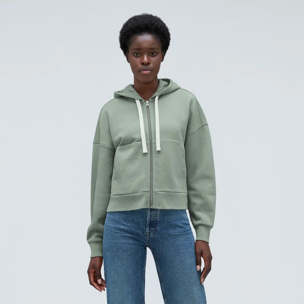 The Track Organic Cotton Hoodie | Lily Pad (5)