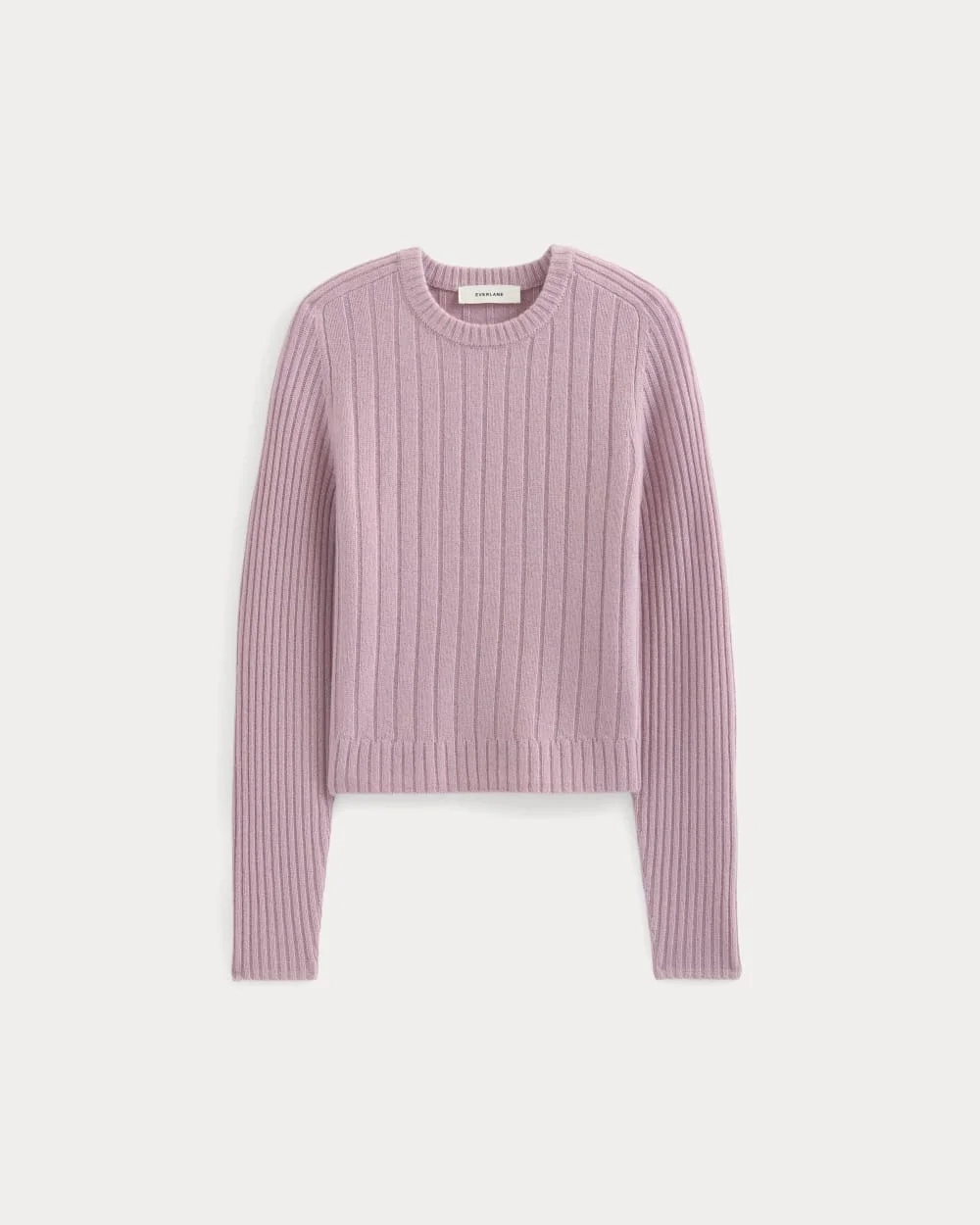 Mix Ribbed Crew in Cashmere | Lilac Crush (6)