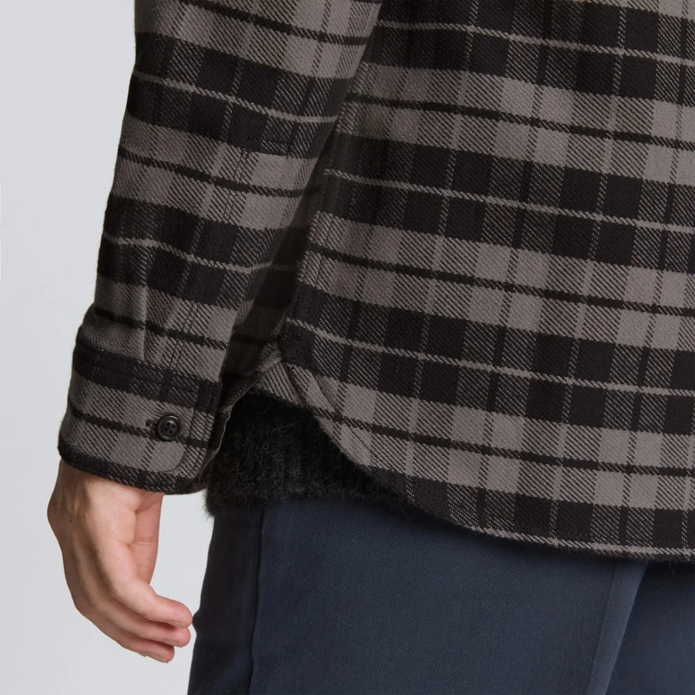 The Heavyweight Overshirt | Uniform | Pewter Plaid (4)