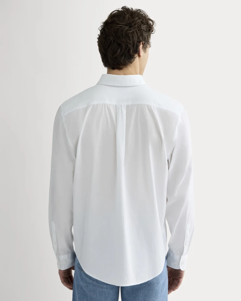 The Washed Poplin Shirt | White (3)