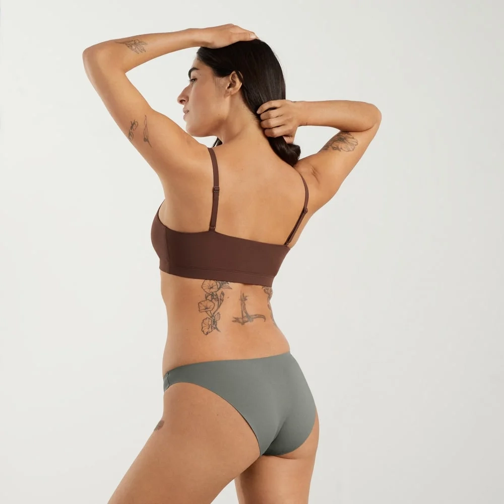 The Invisible Bikini | Pewter Green (5)