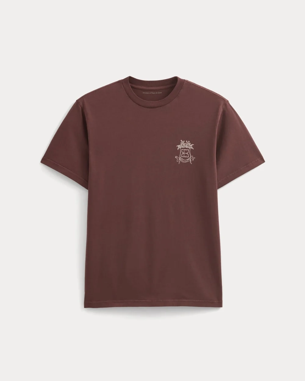Everlane x Peace and Quiet Crest Graphic Tee | Wine (3)