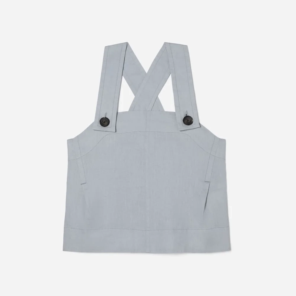 The Apron Linen Tank | Sky