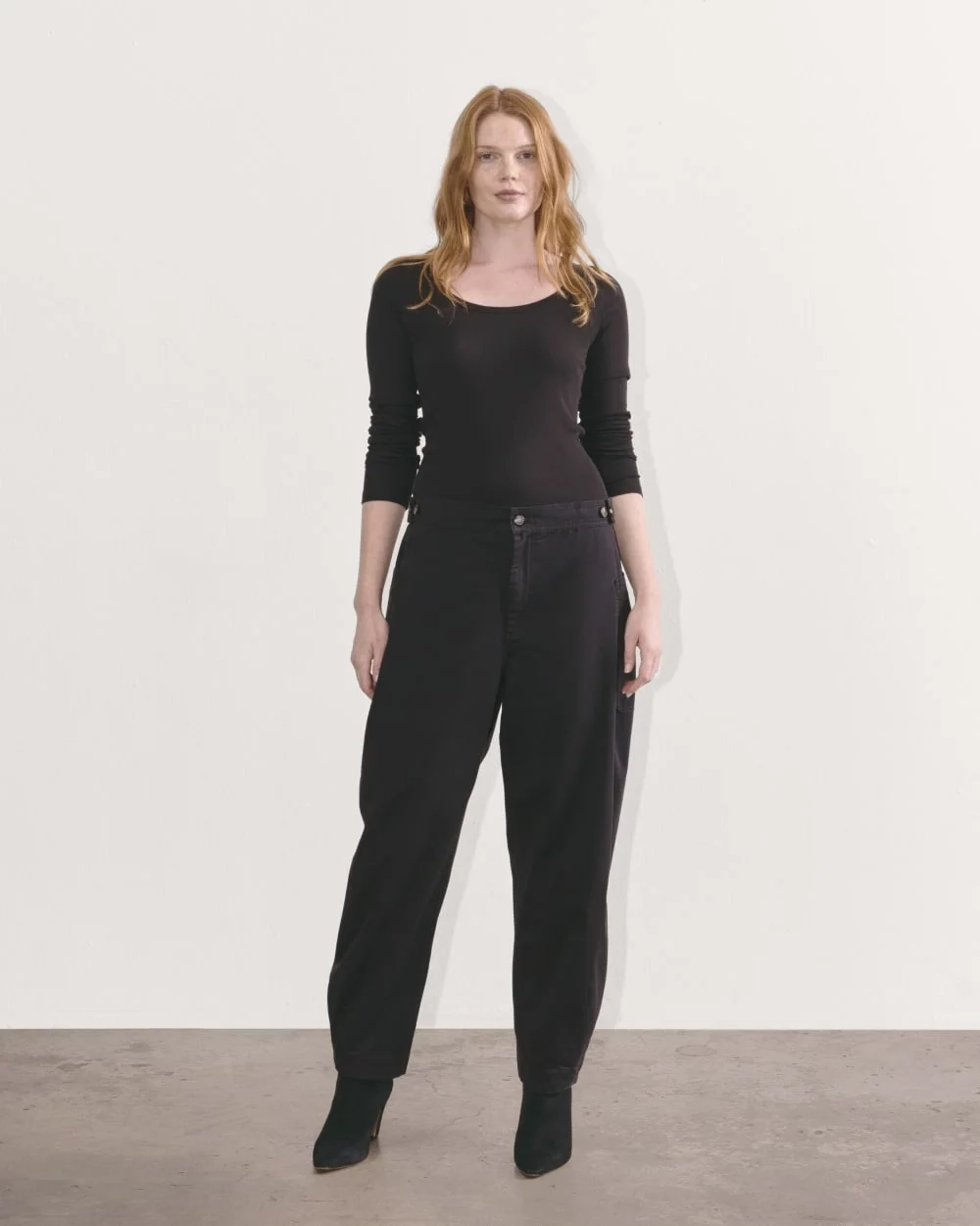 The Barrel Pant | Black (4)