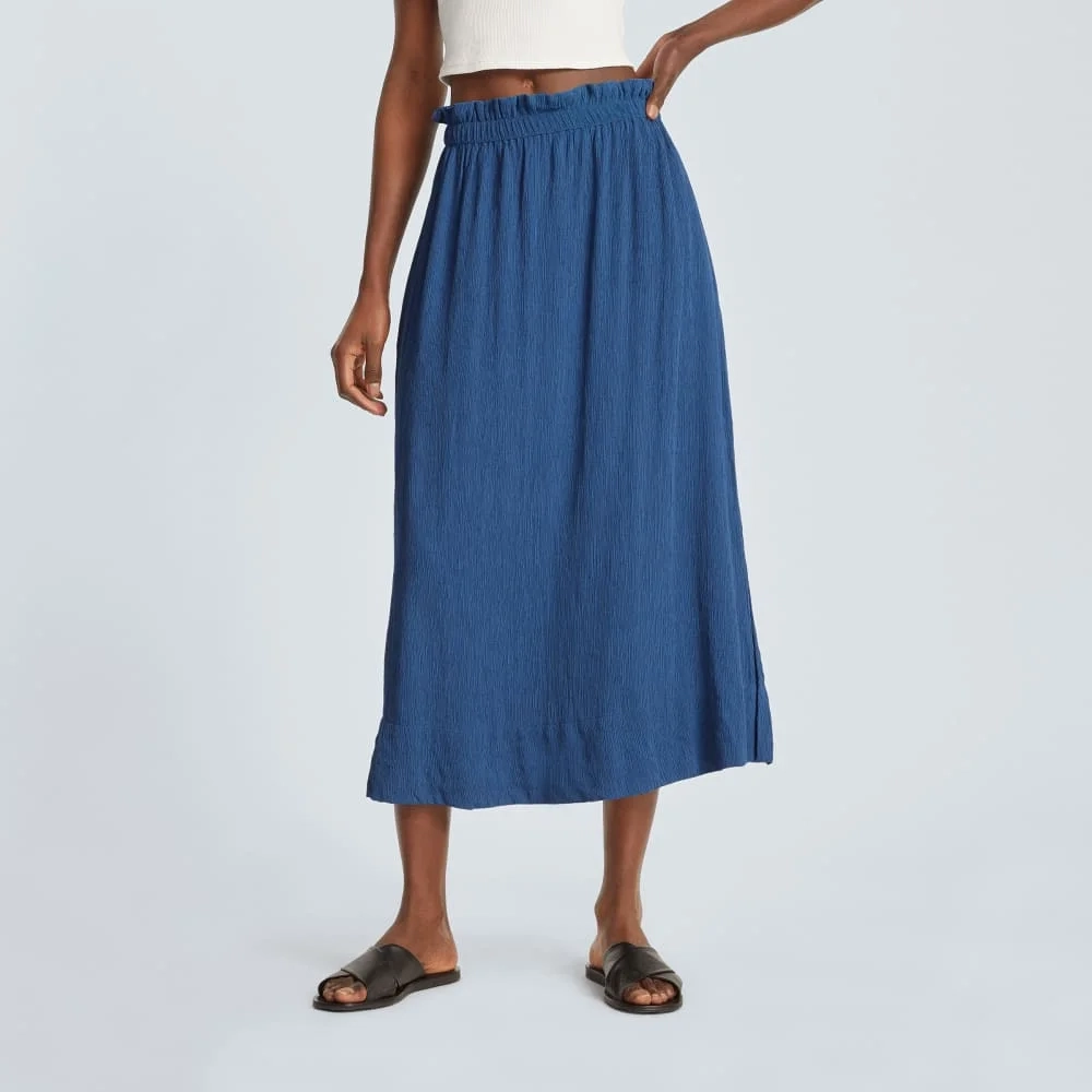 The Naia™ Ripple Skirt | Deep Blue (2)