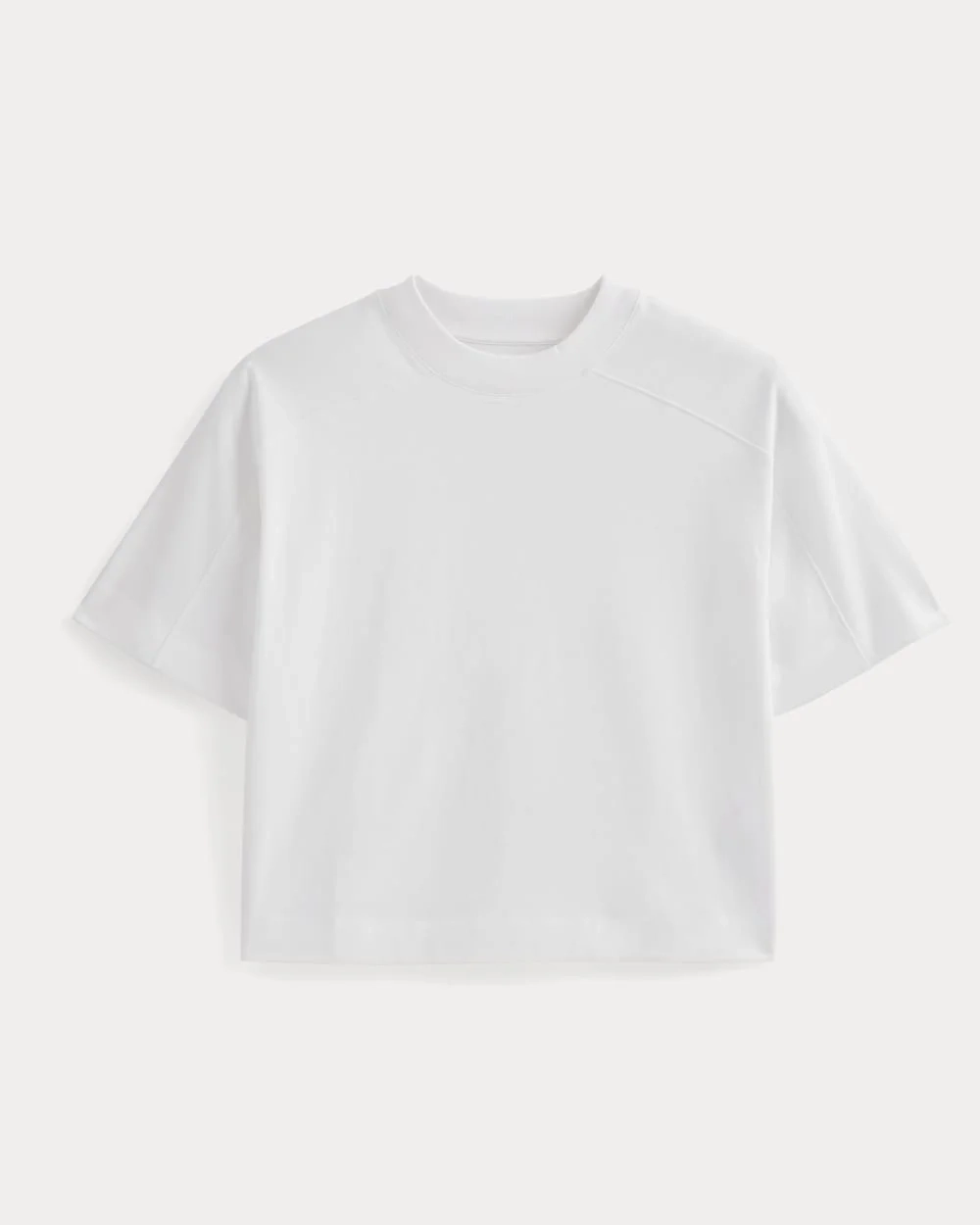 Oversized Seamed Tee | White (4)
