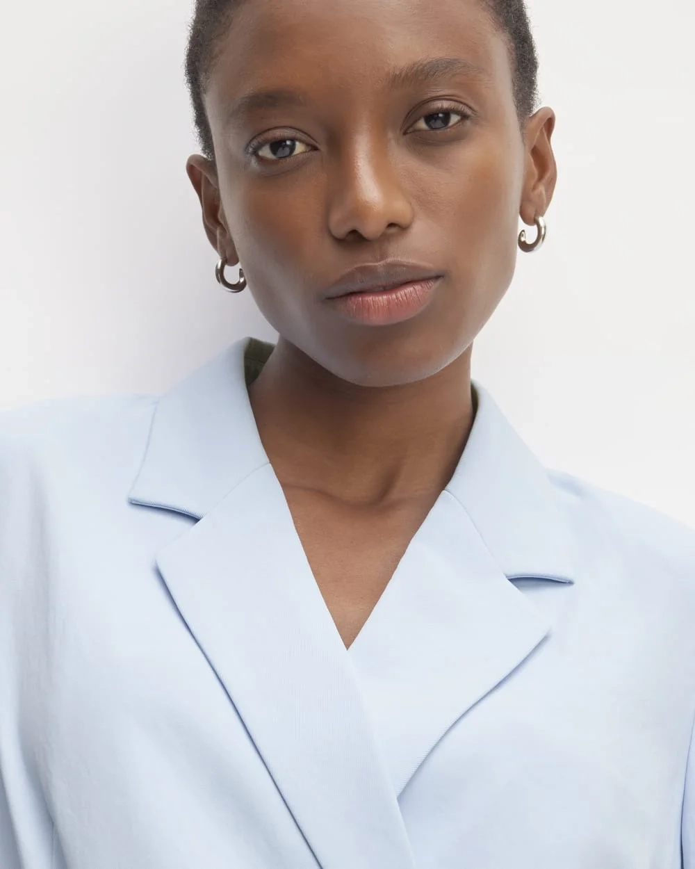 The Drapey Blazer | Chambray Blue (5)