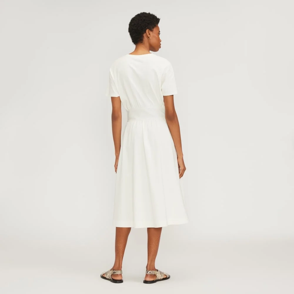 The Organic Cotton Waisted Dress | Canvas (5)