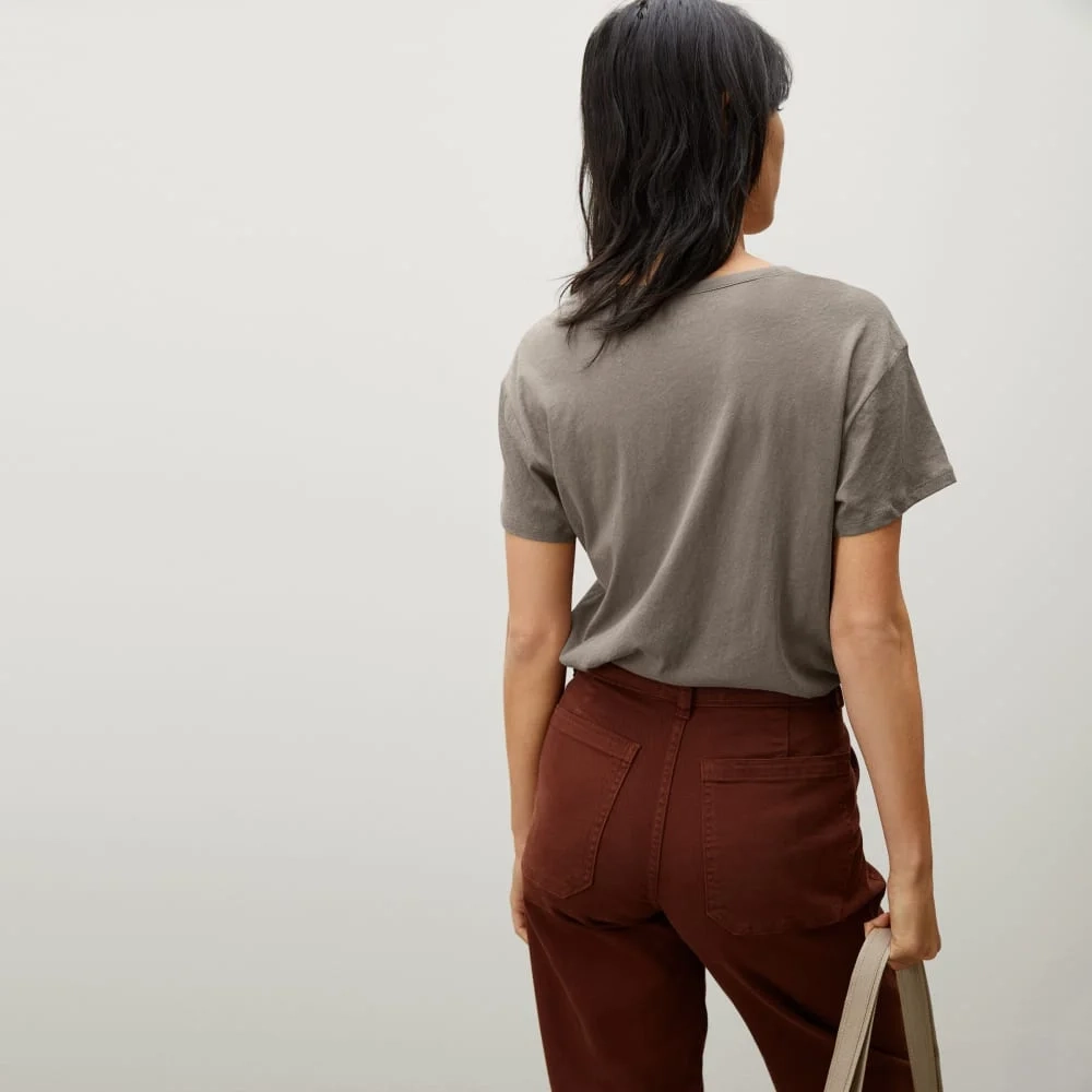 The Air Scoop-Neck Tee | Clay (3)