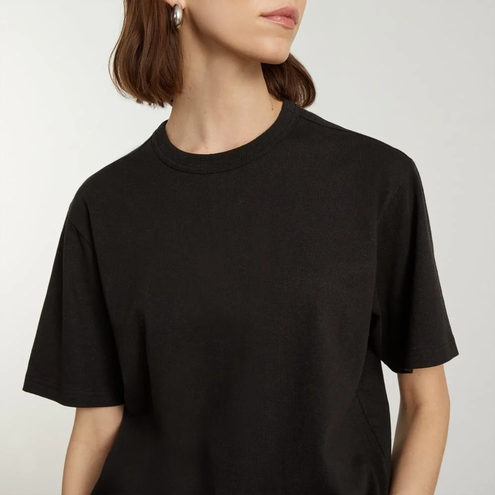 The Everyone Relaxed Hemp Tee | Black (9)
