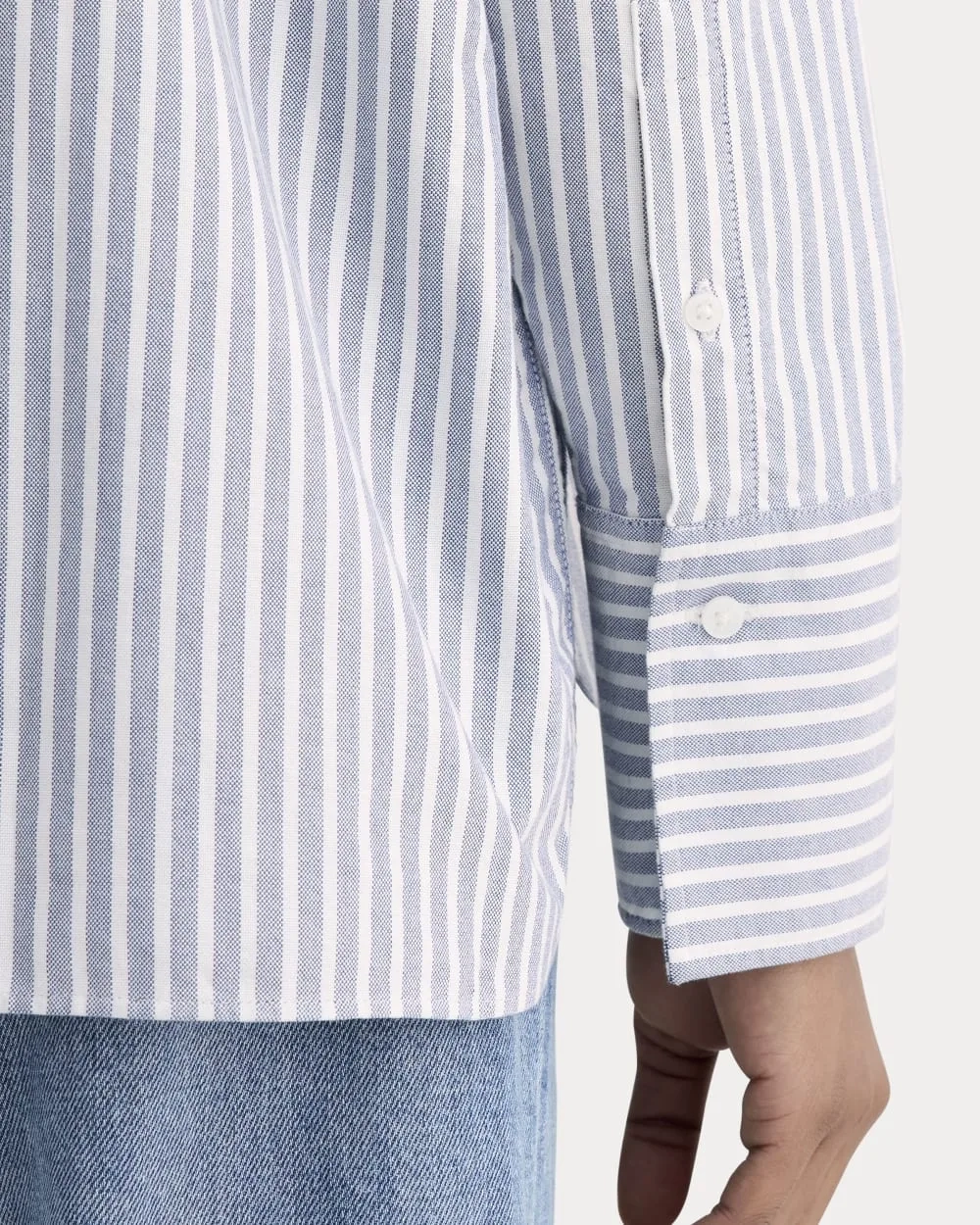 The Boxy Oxford | Bone / Mazarine Blue (6)