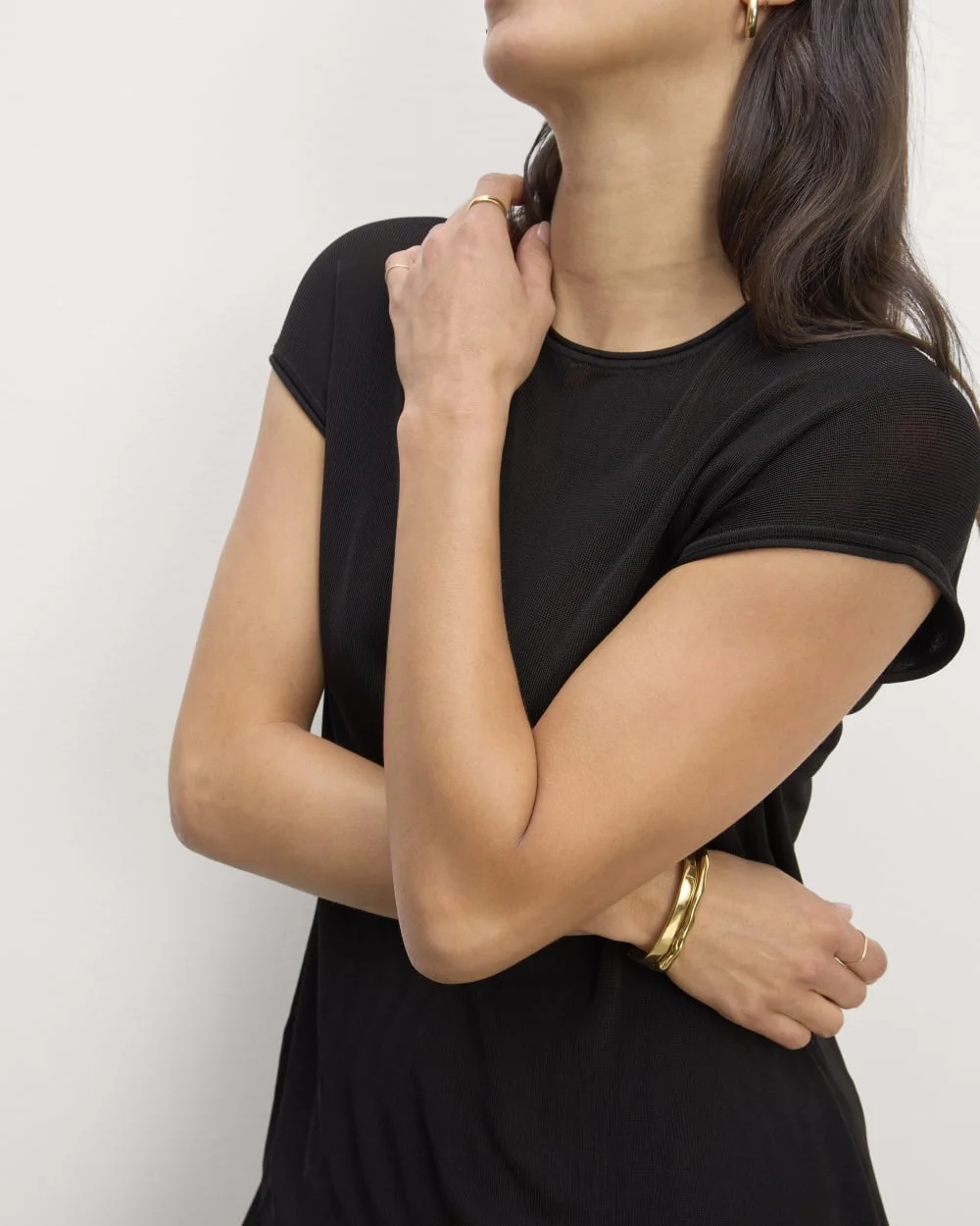 The Oversized Knit Top | Black (3)