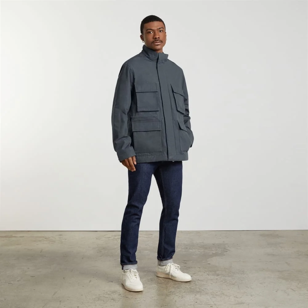The Waxed Cotton Jacket | Slate (5)