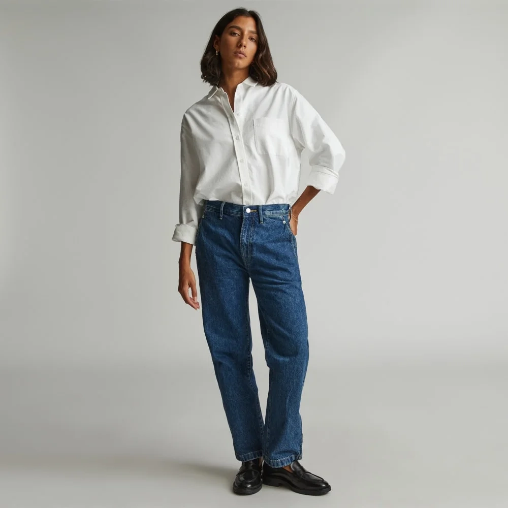 The Cinch Back Utility Jean | Vibrant Blue (5)