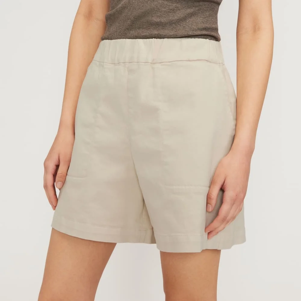 The Organic Pull-On Short | Sandstone (4)